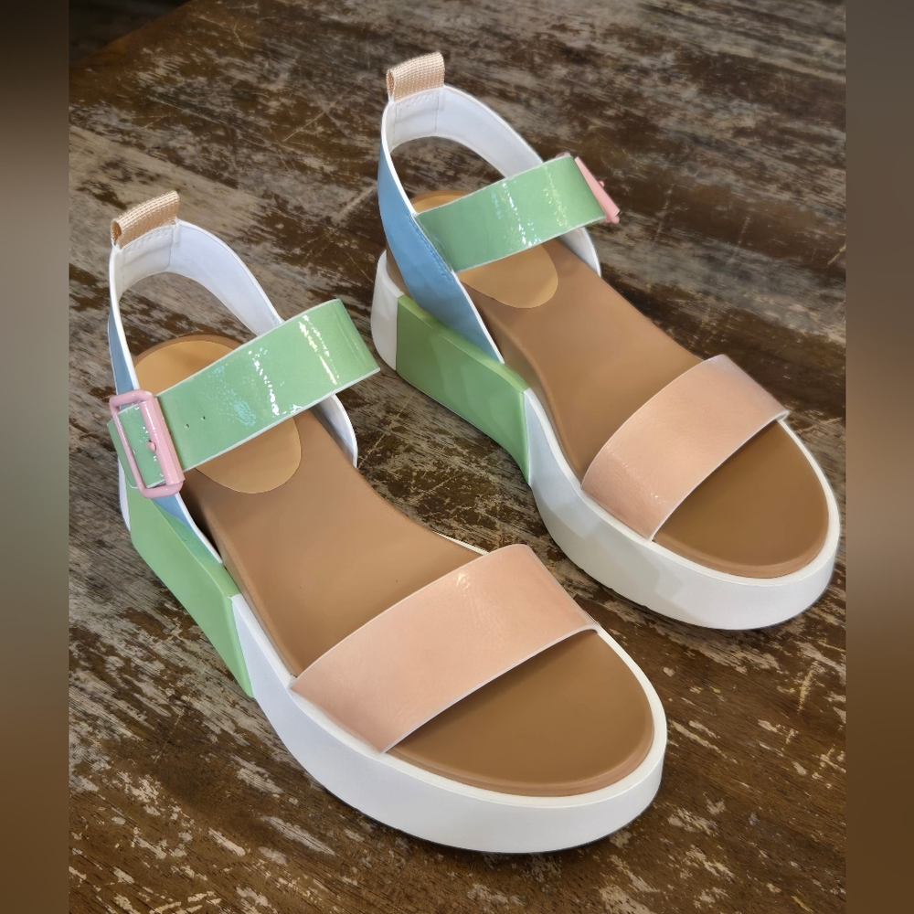 NINETY UNION Multicolor PASTEL Women's Sandals PLATFORM